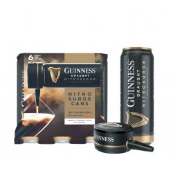 Guinness Nitrosurge Device & 6 Can Bundle - Molloys