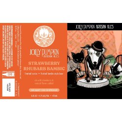 Jolly Pumpkin Strawberry Rhubarb Bambic 16oz can - Bine & Vine