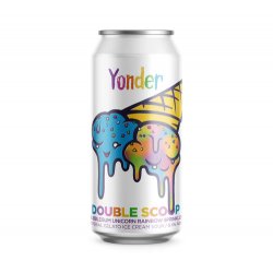 Yonder  Double Scoop: Bubblegum Unicorn Rainbow Sprinkles Imperial Sour  8.4% 440ml Can - All Good Beer