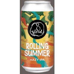 8 Wired Rolling Summer Hazy IPA 440mL - The Hamilton Beer & Wine Co