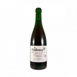 Publitasting Appel  Blauwe Bes Light Peated Geuze 75cl - Het Huis van de Geuze