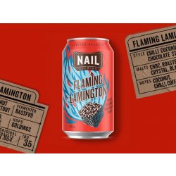 Nail Flaming Lamington Stout with Chilli, Coconut & Chocolate - Thirsty