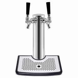 TORRE PARA CERVEZA DE 2 FAUCETS CON CHAROLA DE GOTEO - Insumos Cerveceros de Occidente