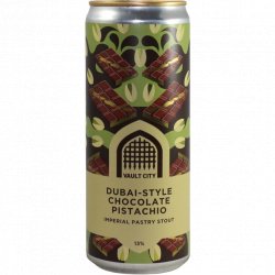Vault City Brewing Dubai-Style Chocolate Pistachio Pastry Imperial Stout