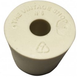 TAPON No. 6 CON PERFORACION PARA AIRLOCK - Insumos Cerveceros de Occidente