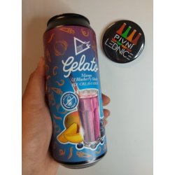 Funky Fluid Gelato: Mango Blueberry Shake
