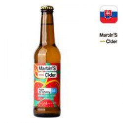 Martin´S Cider Apple Strawberry 0,0% 330ml - Drink Online - Drink Shop