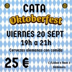 CATA  OKTOBERFEST  Viernes 20 Septiembre - Cervezas Yria