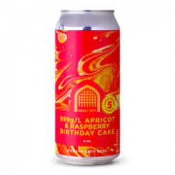 999gL Apricot & Raspberry Birthday Cake, 6.4% - The Fuss.Club