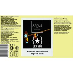 Ārpus Brewing Co. Ārpus X Lervig Banana X Peanut Butter Imperial Stout