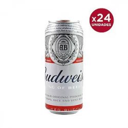 CERVEZA BUDWEISER LATA 473 ML X 24 - Iberpark