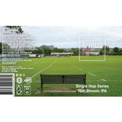 Ārpus Brewing Co. Single Hop Series TDH Mosaic IPA