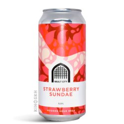 Vault City Brewing. Strawberry Sundae Sour - Kihoskh