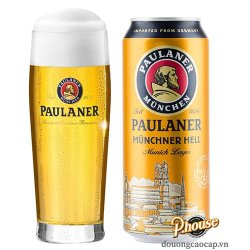 Bia Paulaner Munchner Hell 4.9%  Lon 500ml  Thùng 24 Lon - PHouse – Đồ Uống Cao Cấp