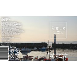 Ārpus Brewing Co. Single Hop Series TDH Citra IPA
