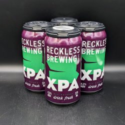 Reckless Brewing XPA Can 4pk - Saccharomyces Beer Cafe