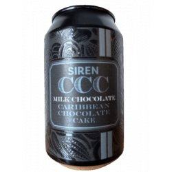 Siren Craft Brew Milk Chocolate Caribbean Chocolate Cake
