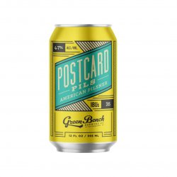 Green Bench Brewing Co Postcard Pils Green Bench Brewing Co Postcard Pils