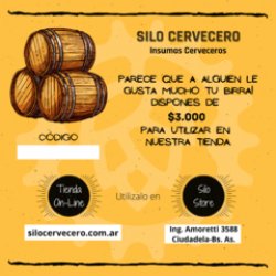 Gift Card Silo Cervecero - Silo Cervecero