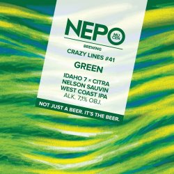 Nepomucen Crazy Lines 41: Green 500ml - Funky Fluid