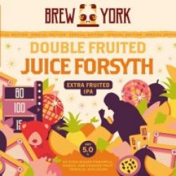 Brew York Double Fruited Juice Forsyth (Keg) - Pivovar