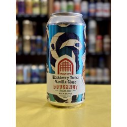 Vault City Brewing Blackberry Tonka Vanilla Glaze Doughnut