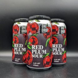 One Drop Red Plum Sour Can 4pk - Saccharomyces Beer Cafe