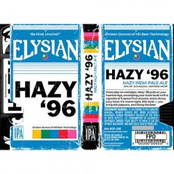 Elysian Hazy 96 Hazy IPA - CraftShack