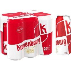 Kronenbourg BiÃre blonde 4.2% 6 x 50 cl 4.2%vol. - Selfdrinks