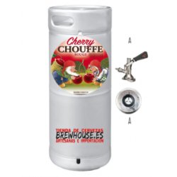 CHOUFFE - CHERRY - Belgian Strong Dark Ale 20L - Tipo A - Inox - Buscador de Cervezas - Brewhouse