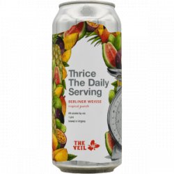 The Veil X Trillium Brewing – Thrice the Daily Serving: Tropical Punch (Freaky Friday Edition) - Rebel Beer Cans