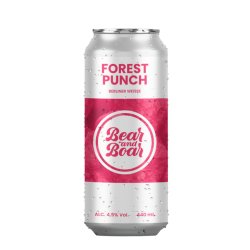 Alus Bear & Boar FOREST PUNCH (0,44 l skard.) - Gero Alaus Parduotuvė