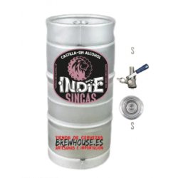 BREW INDIE - CASTILLA SIN - Tostada Sin Alcohol 15L - Tipo S - Inox - Buscador de Cervezas - Brewhouse