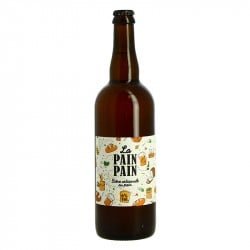 Bière La PAIN PAIN Bière Artisanale au Pain par la Brasserie Les Tours du Malt 75 cl 6.2° - Calais Vins