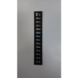 Thermometer - LCD Strip - waterintobeer