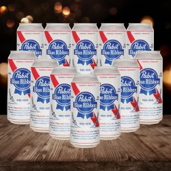 Pabst Blue Ribbon American Pale Lager 473ml Cans (12 Pack)- 4.7% ABV - Beerhunter