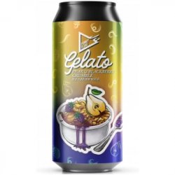 Funky Fluid Gelato: Pear & Blackberry Crumble