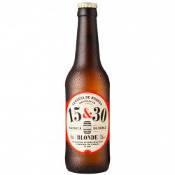 15&30 Barrica de Roble Blonde 33cl - Cervezasonline.com