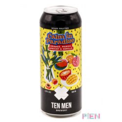 Ten Men Brewery Calm In Paradise: Orange, Mango, Apricot & Vanilla - Pien