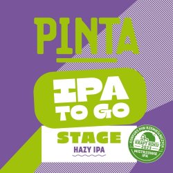 PINTA IPA To GO: Stage 500ml - Funky Fluid