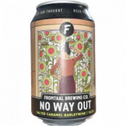 Frontaal No Way Out - Salted Caramel Barleywine - Speciaalbierkoning