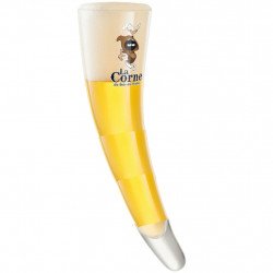 Vaso La Corne sólo el Cristal 33cl. (Disponible venta por separado la base de madera) - Cervezasonline.com