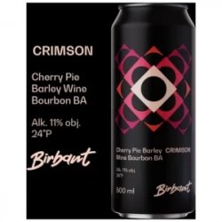 BIRBANT CRIMSON Cherry Pie Barley Wine Bourbon BA - Sklep Impuls