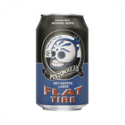 Pistonhead Flat Tire Dry-Hopped Lager 4.5% 24×0.33 l - Alks.fi