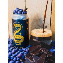 SanFrutos LA SIERPE - Imperial Stout con Arándanos y Cacao - Cerveza SanFrutos