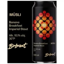 BIRBANT MUSL  Imperial Stout - Sklep Impuls