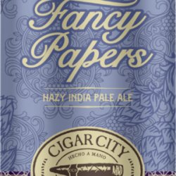 Cigar City Fancy Papers Hazy IPA 2412 oz cans - Beverages2u