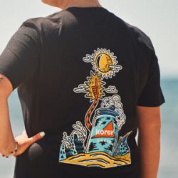 St Austell Brewery ‘Golden Sands’ korev t-shirt in black - St Austell Brewery