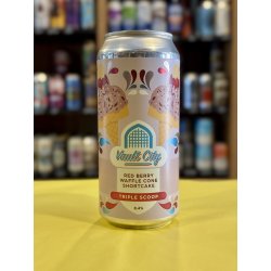 Vault City Brewing Red Berry Waffle Cone Shortcake Triple Scoop