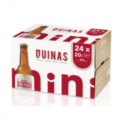 Cerveja QUINAS Garrafa 24 x 20cl - QUINAS